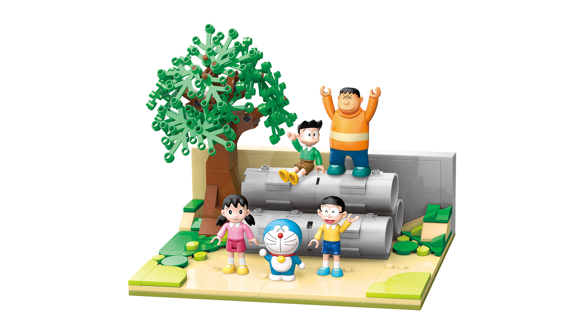 Doraemon-Cement Pipe Space